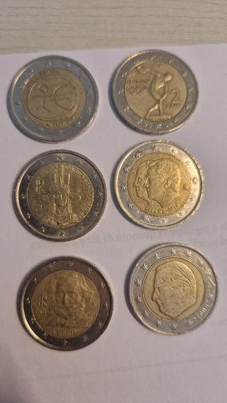 Lotto 2: 34 monete 2 euro commemorative