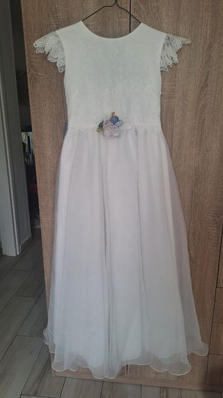 Vestido comunión niña blanco