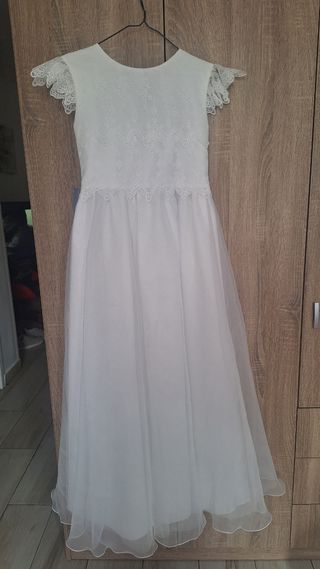 Vestido comunión niña blanco