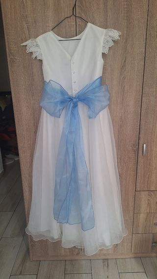 Vestido comunión niña blanco