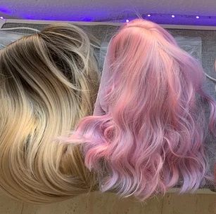 6 Pelucas: Lote de distintos largos y estilos