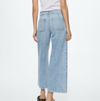 Vaqueros Mango Wide Leg T38