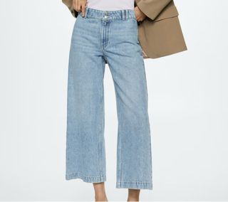 Vaqueros Mango Wide Leg T38