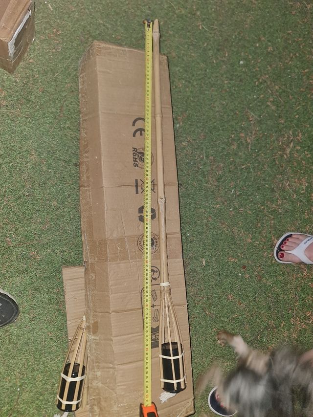 Antorchas bambú - 12 uds.