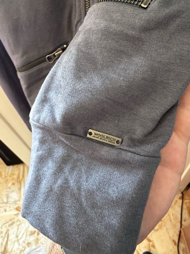 Felpa Woolrich Grigia Tg S