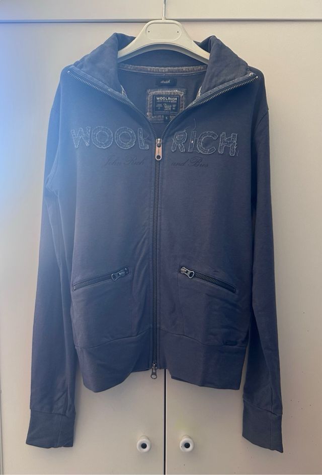 Felpa Woolrich Grigia Tg S