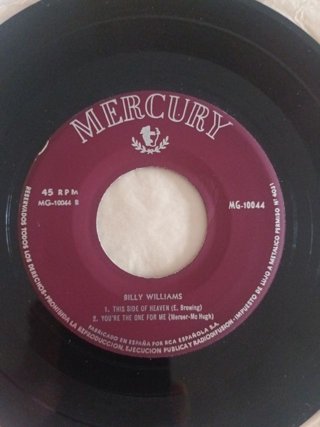 SINGLE BILLY WILLIAMS
