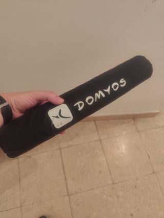 Barra proteccion pesas Domyos