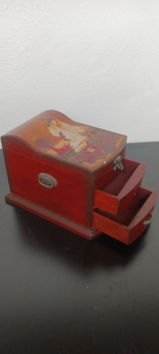 Joyero de madera estilo oriental