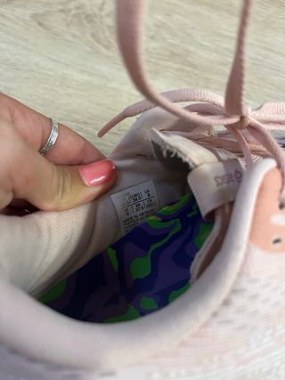 Zapatillas Asics running rosa