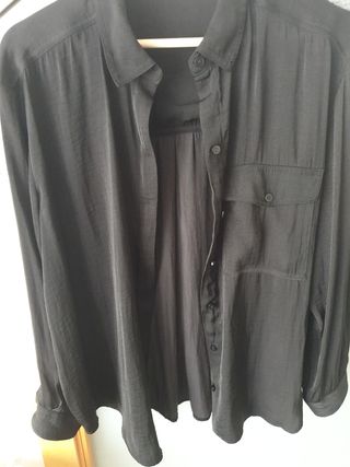 Blusa Mango negra - Talla L