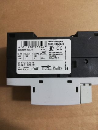 Interruttore Siemens 3RV1011-1EA10