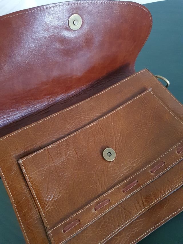 Bolso bandolera piel