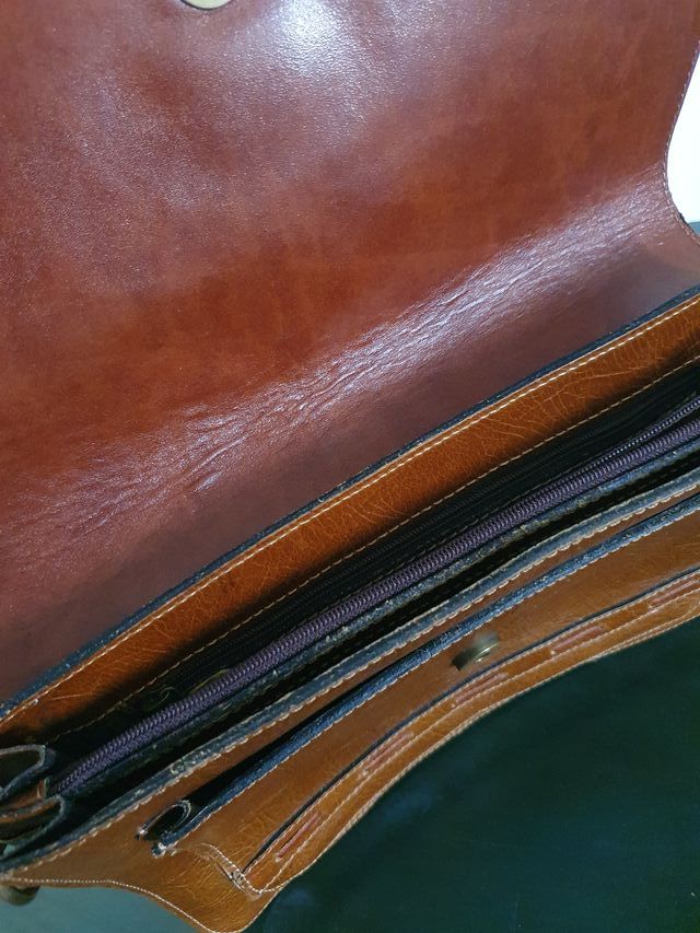 Bolso bandolera piel