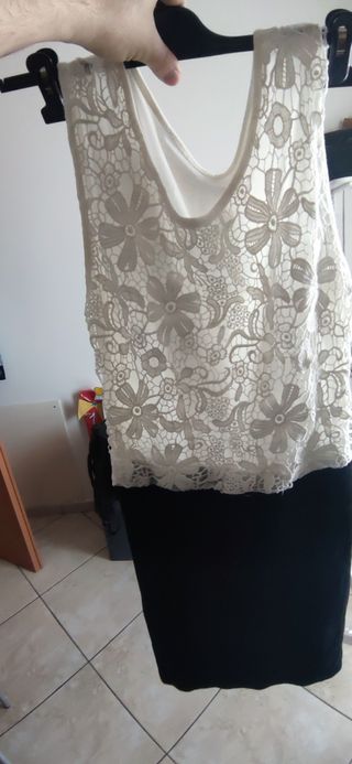 Vestito Donna Bianco e Nero
