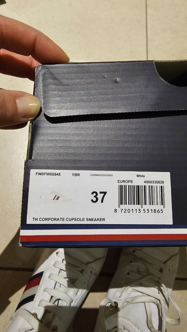 Sneakers Tommy Hilfiger bianche 37