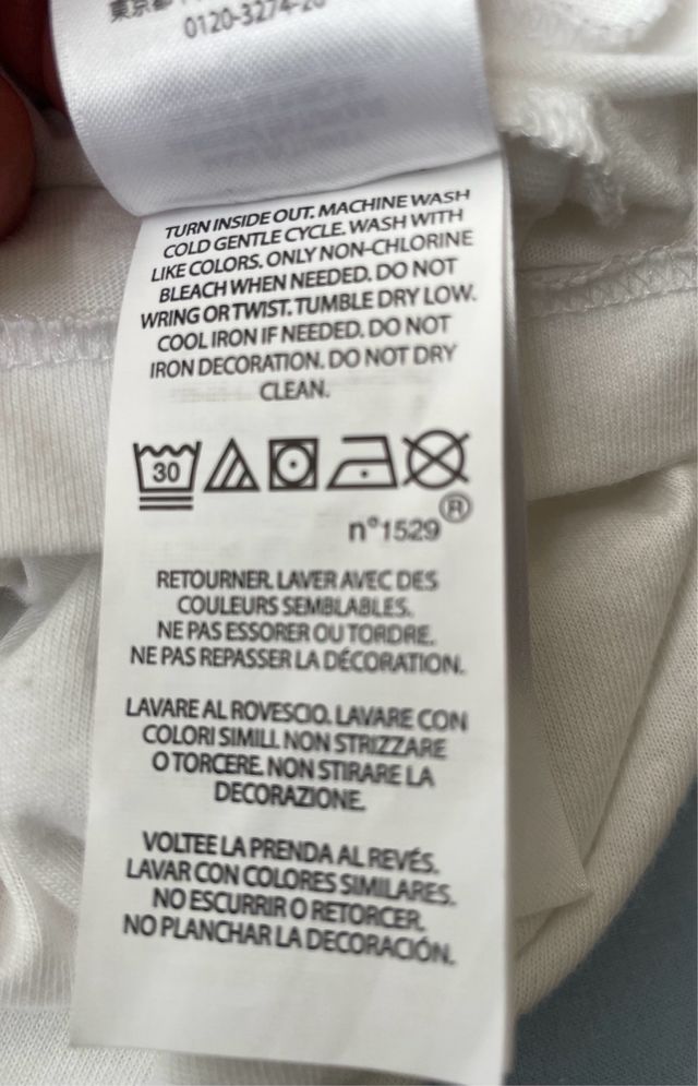 T-Shirt Polo Ralph Lauren bianca. in cotone .