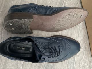 Zapatos Zara azules, talla 37