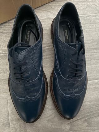 Zapatos Zara azules, talla 37