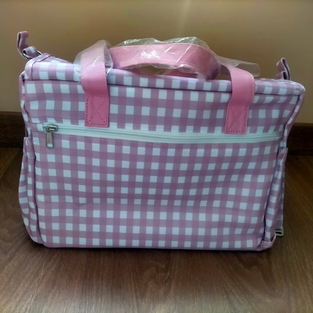 Bolso cambiador Chicco vichy rosa