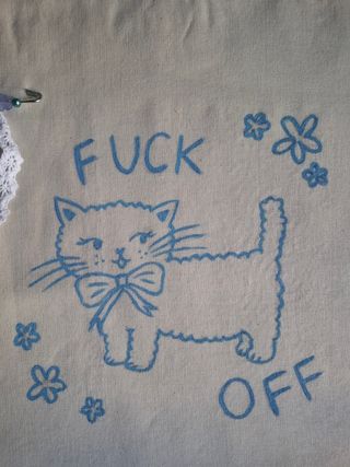 Tote bag gato - Bolsa de tela