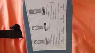 Mochila porteo bebé Minimuskies azul