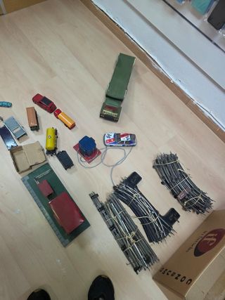Lote Juguetes Hojalata Tren 
