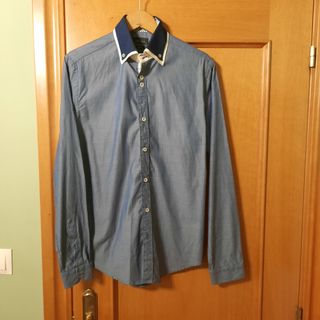 Camisa Zara Man azul - Talla M