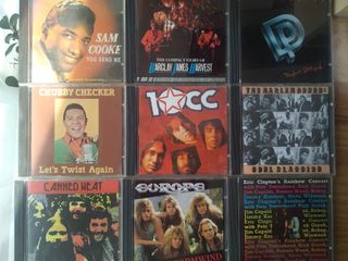 CDs Dylan, Reed, Lennon, Iggy Pop, Police