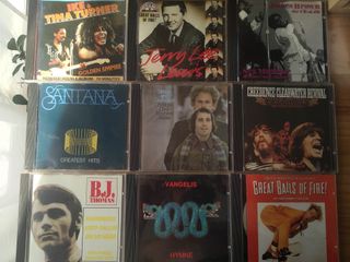 CDs Dylan, Reed, Lennon, Iggy Pop, Police