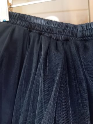 Falda Tul Negra 4 Capas