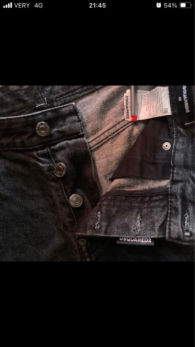 Jeans Dsquared2 neri Tg 48