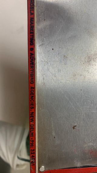 Placa publicitaria antigua Esquire