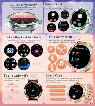 Reloj inteligente SmartWatch Fashion y elegante