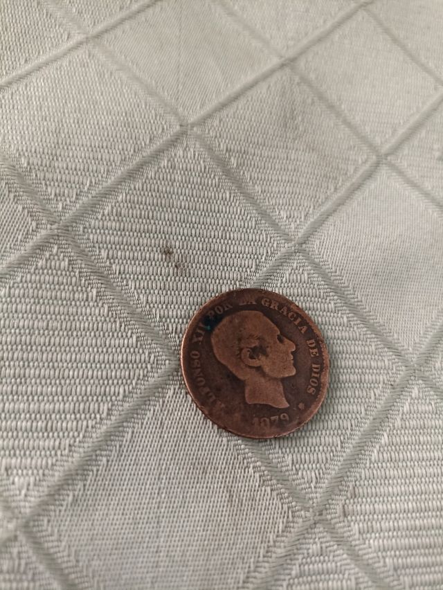 Moneda antigua 5 céntimos