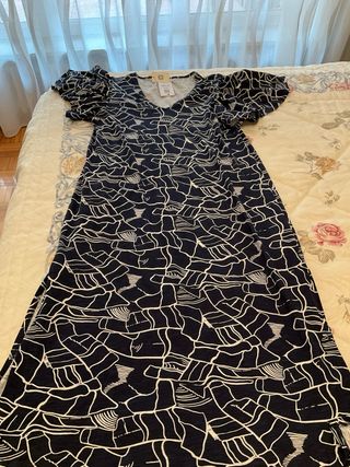 Vestido Sfera - Azul y Blanco - Talla L