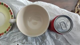 2 tazze mug porcellana originali Thun con piattini