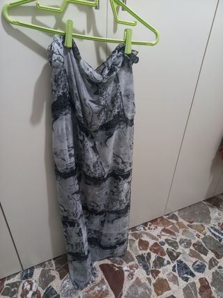 Pareo estivo - nero e rosa