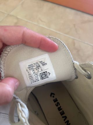 Converse Chuck Taylor blancas plataforma leve