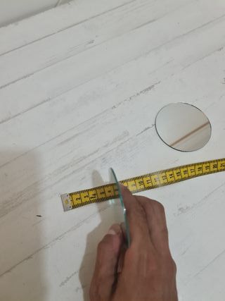 Par de Espelhos Pequenos Redondos 8cm