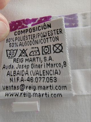 Sábanas verano para   cama  180  Reig Martí