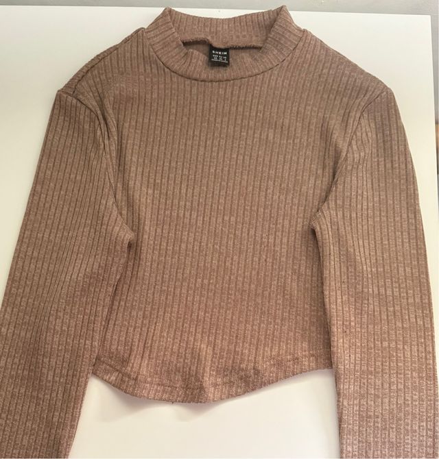 Camiseta SHEIN marrom tamanho S