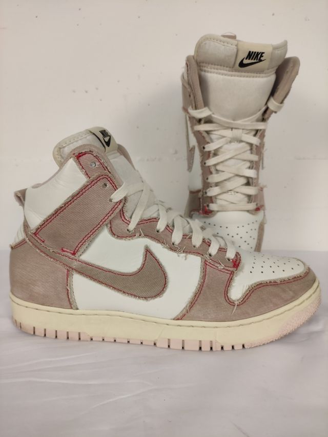Nike Dunk High 1985 - Scarpe Uomo Beige/Bianco