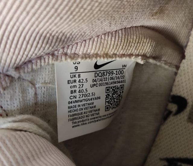 Nike Dunk High 1985 - Scarpe Uomo Beige/Bianco