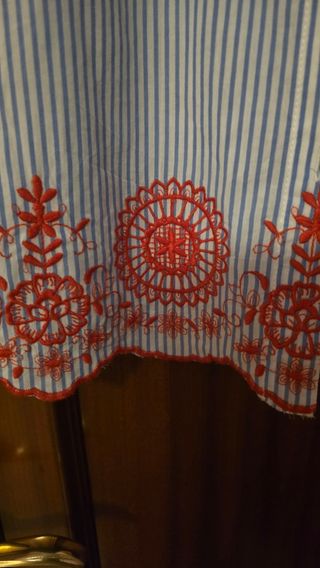 Camisa rayas azul blanco - Talla xxl