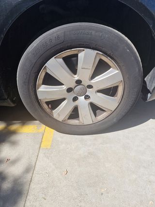 4 Llantas audi R16 con ruedas michelin