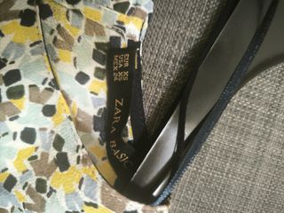Top Zara estampado multicolor