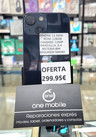 iPhone 13 Mini 128GB - 89% Batería