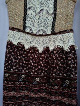 Abito Vestito donna Vintage Lulu. H Paris - Lana