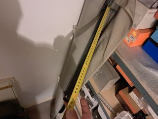 Toldo enrollable gris